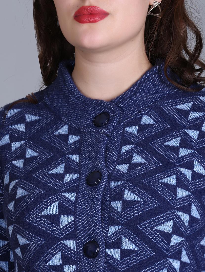 women self design long line coatigan - 21711910 - Standard Image - 7