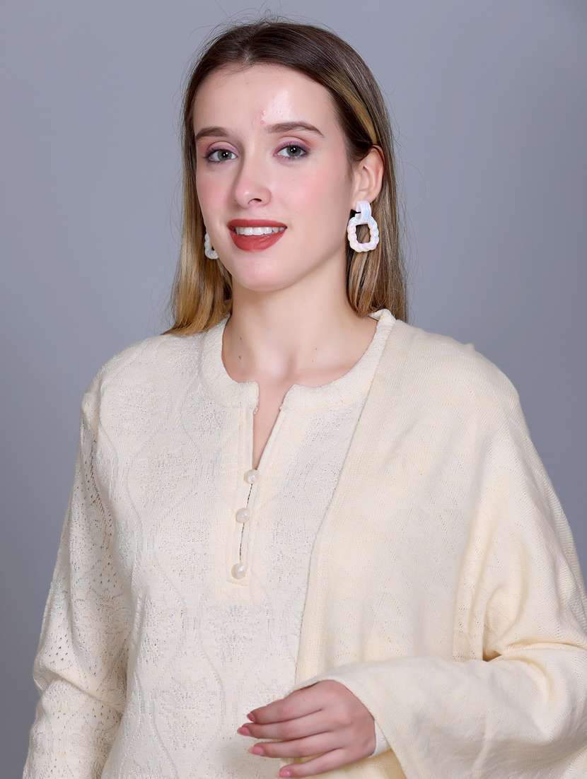 women self design long sleeve suit set - 21711916 - Standard Image - 7