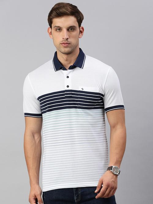 men printed short sleeves polo t t-shirt - 21712275 - Standard Image - 0
