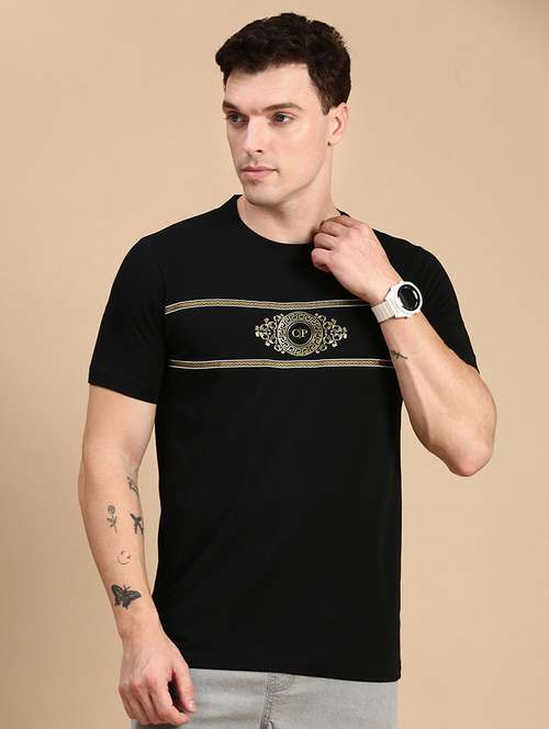 men printed short sleeves t-shirt - 21712317 - Standard Image - 0