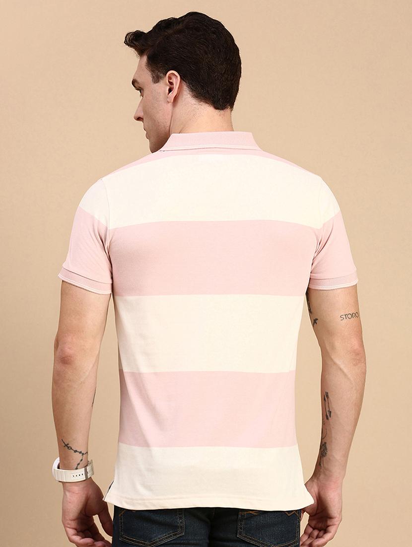 men color blocked short sleeves polo t-shirt - 21712324 - Standard Image - 2