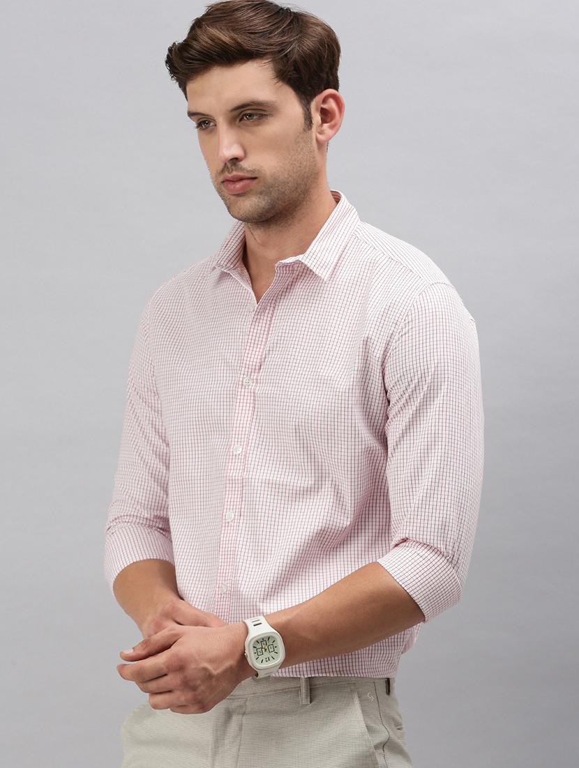 men checkered long sleeve casual shirt - 21712375 - Standard Image - 2