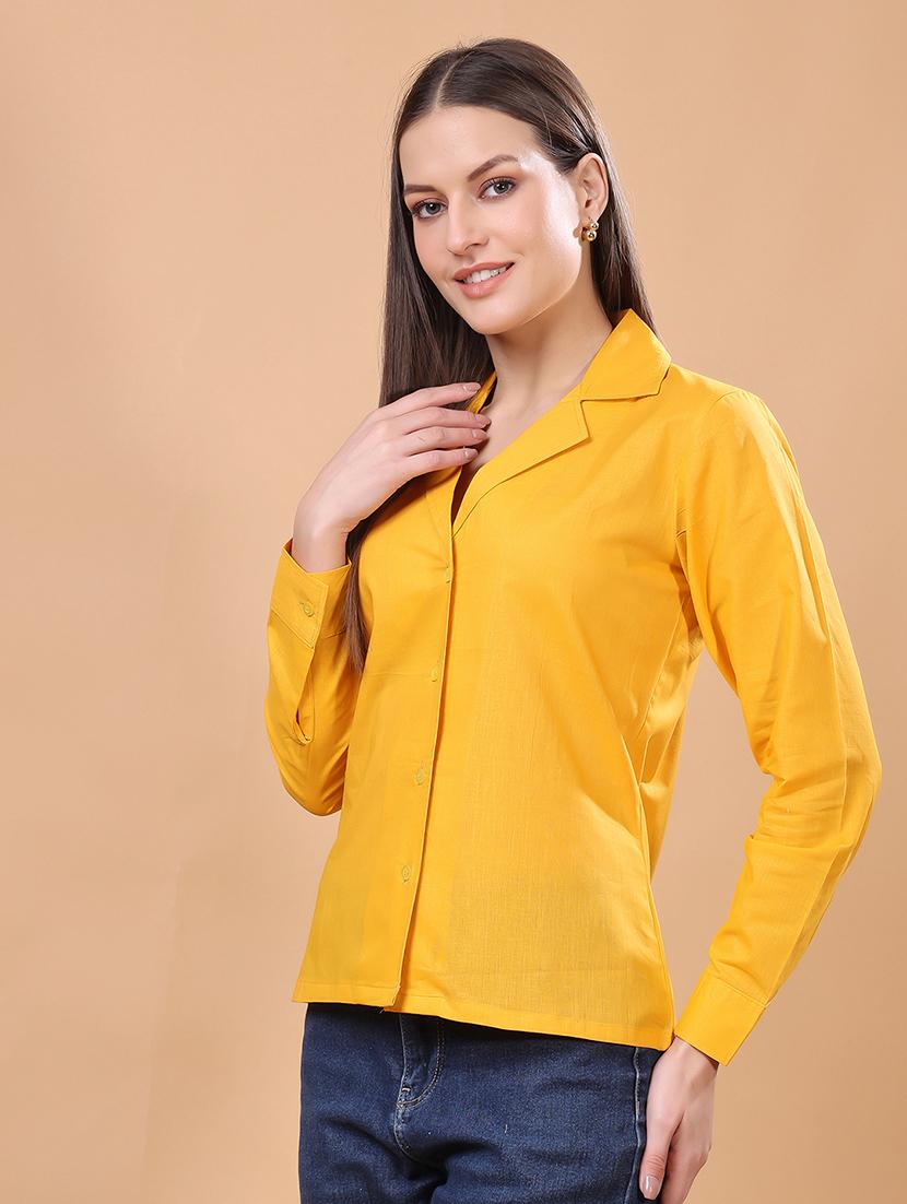 women solid long sleeve shirt - 21712510 - Zoom Image - 0