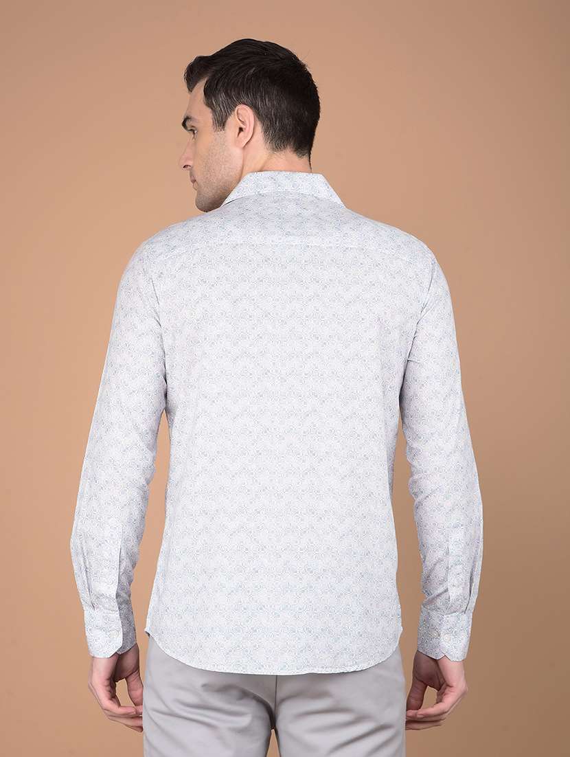 men printed collared casual shirt - 21713379 -  Standard Image - 2
