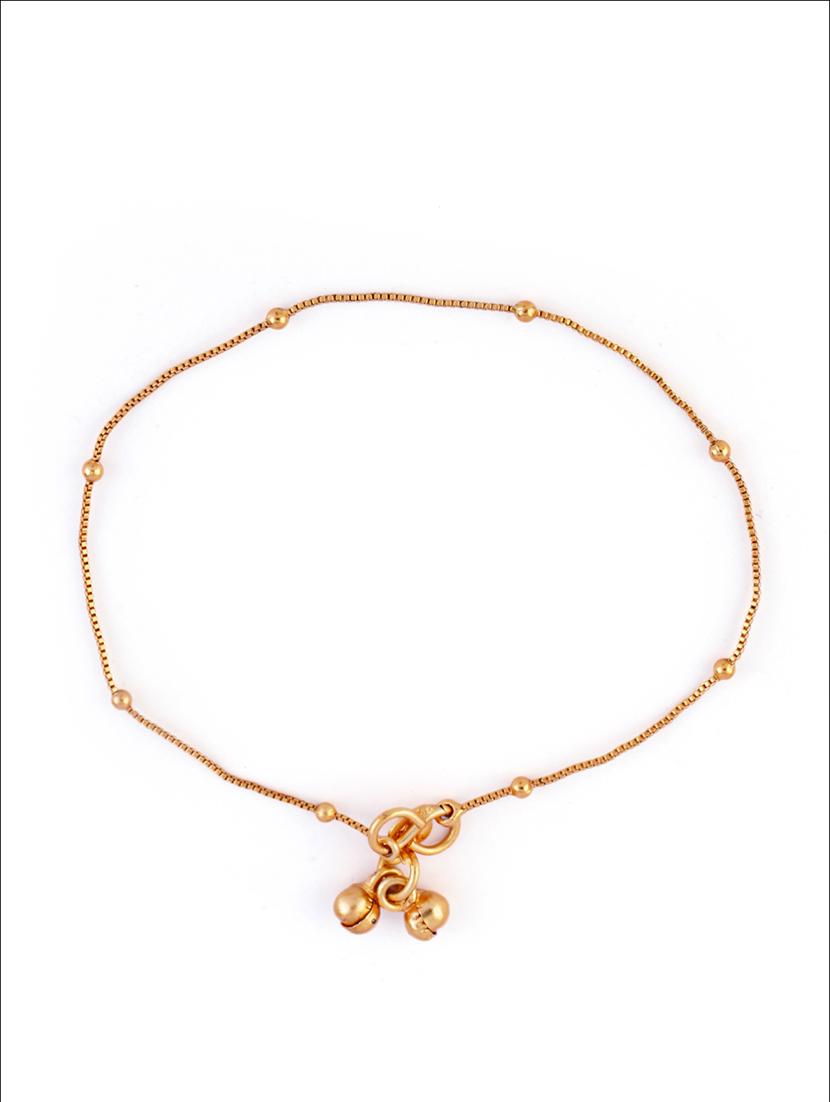 women gold plated anklet ( pack of 2) - 21713688 - Standard Image - 2