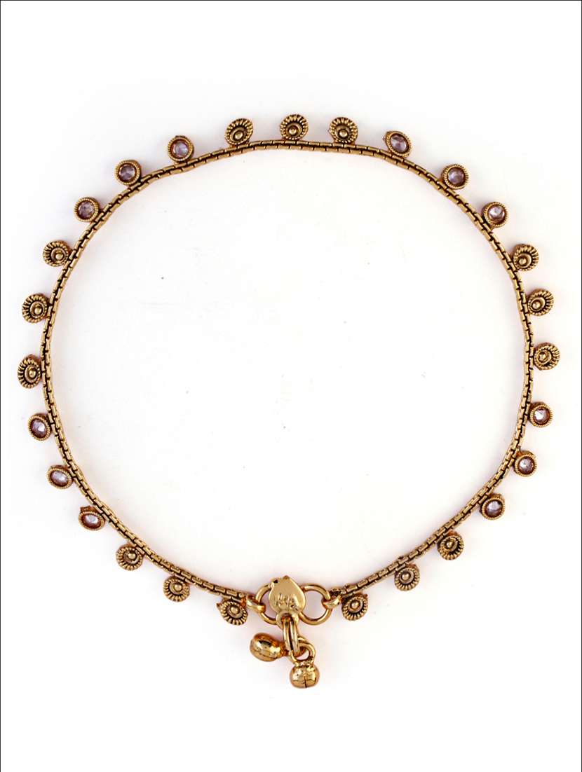 women gold plated anklet ( pack of 2) - 21713692 -  Standard Image - 2