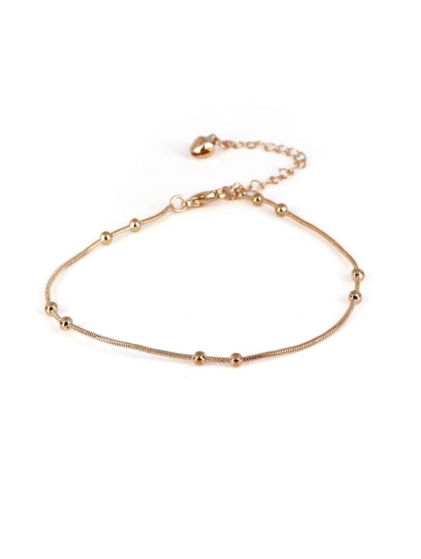 women gold plated anklet ( pack of 2) - 21713693 -  Standard Image - 2