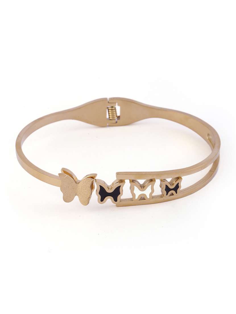 women gold-plated handcrafted cuff bracelet - 21713695 -  Standard Image - 2