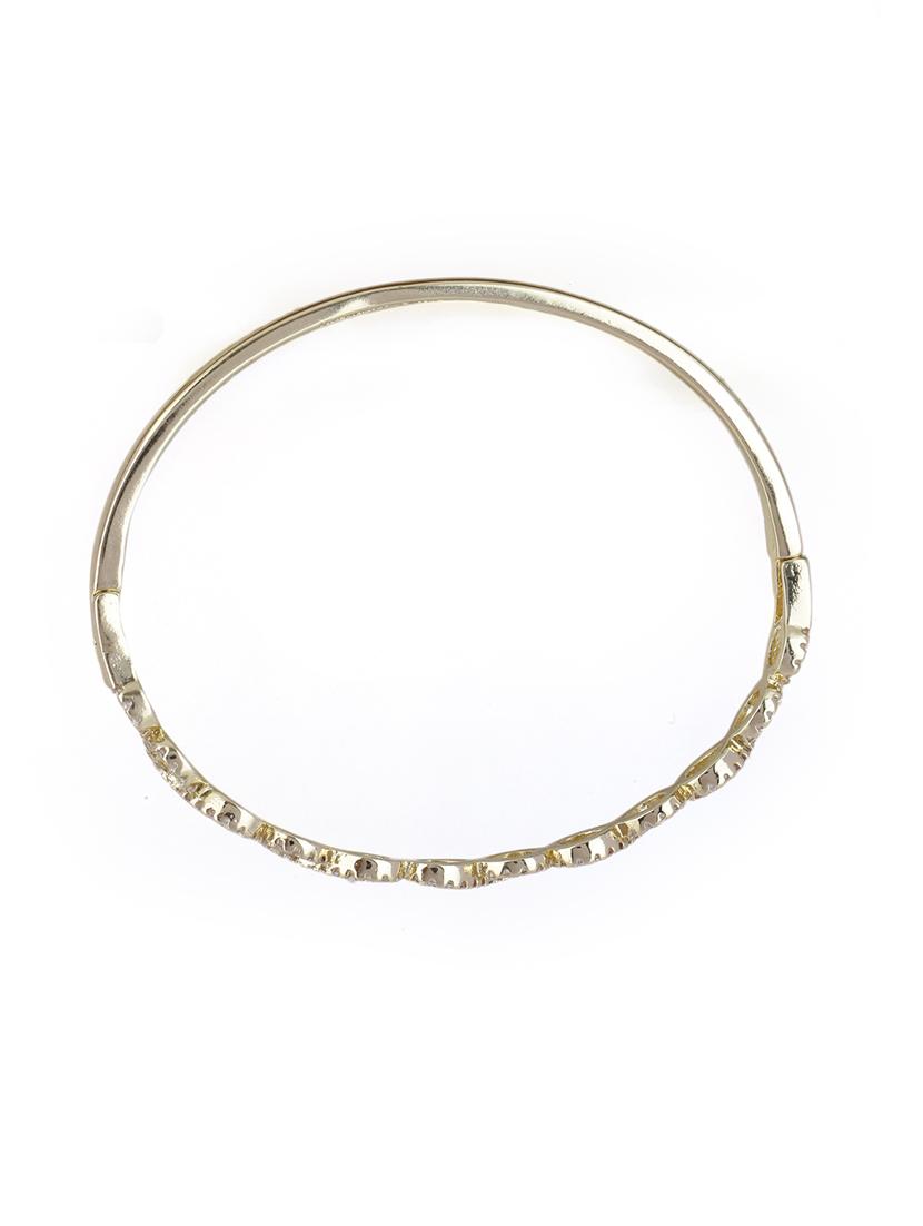 women gold tone embellished bangle - 21713700 - Standard Image - 2