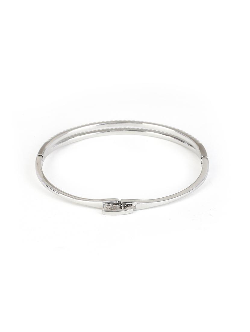 women silver toned fashion bangle bracelet - 21713701 - Zoom Image - 0