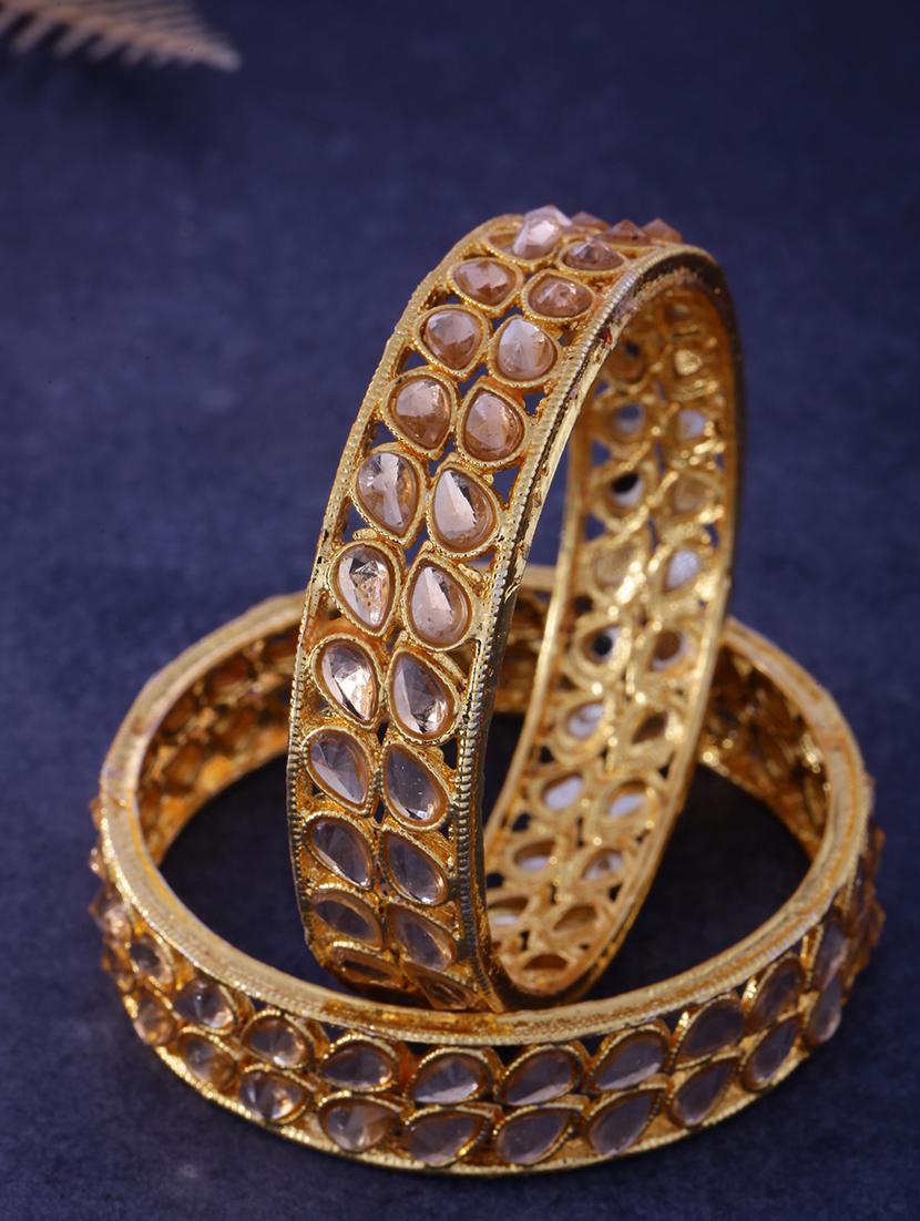 women pack of 2 gold plated bangle - 21713709 - Zoom Image - 0