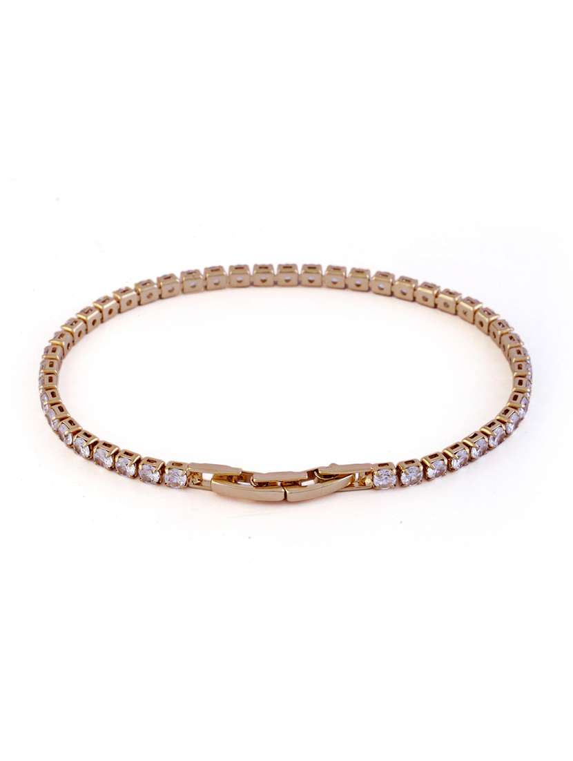 women gold stone studded openable bracelet - 21713712 -  Standard Image - 2