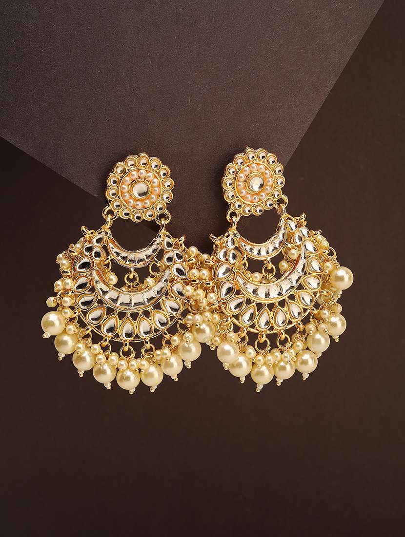 women gold plated chandbali - 21713732 - Zoom Image - 0
