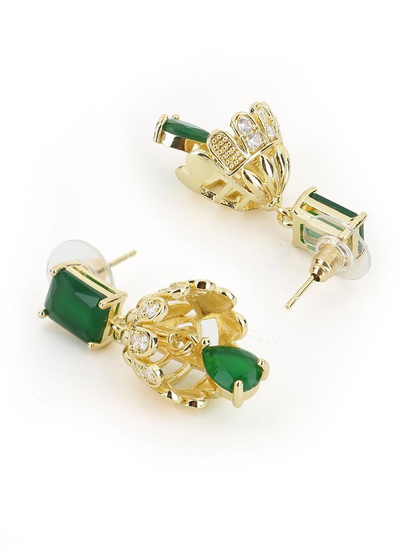 women gold plated jhumka - 21713766 - Standard Image - 2