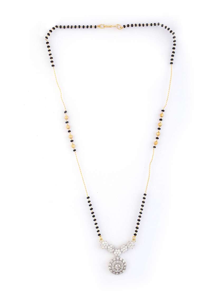 women gold plated mangalsutra set - 21713806 - Standard Image - 2