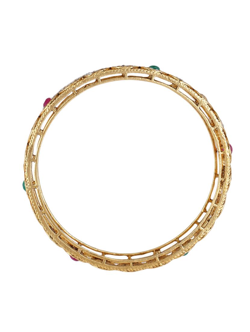 women alloy gold-plated bangle set (pack of 2) - 21713828 - Standard Image - 2