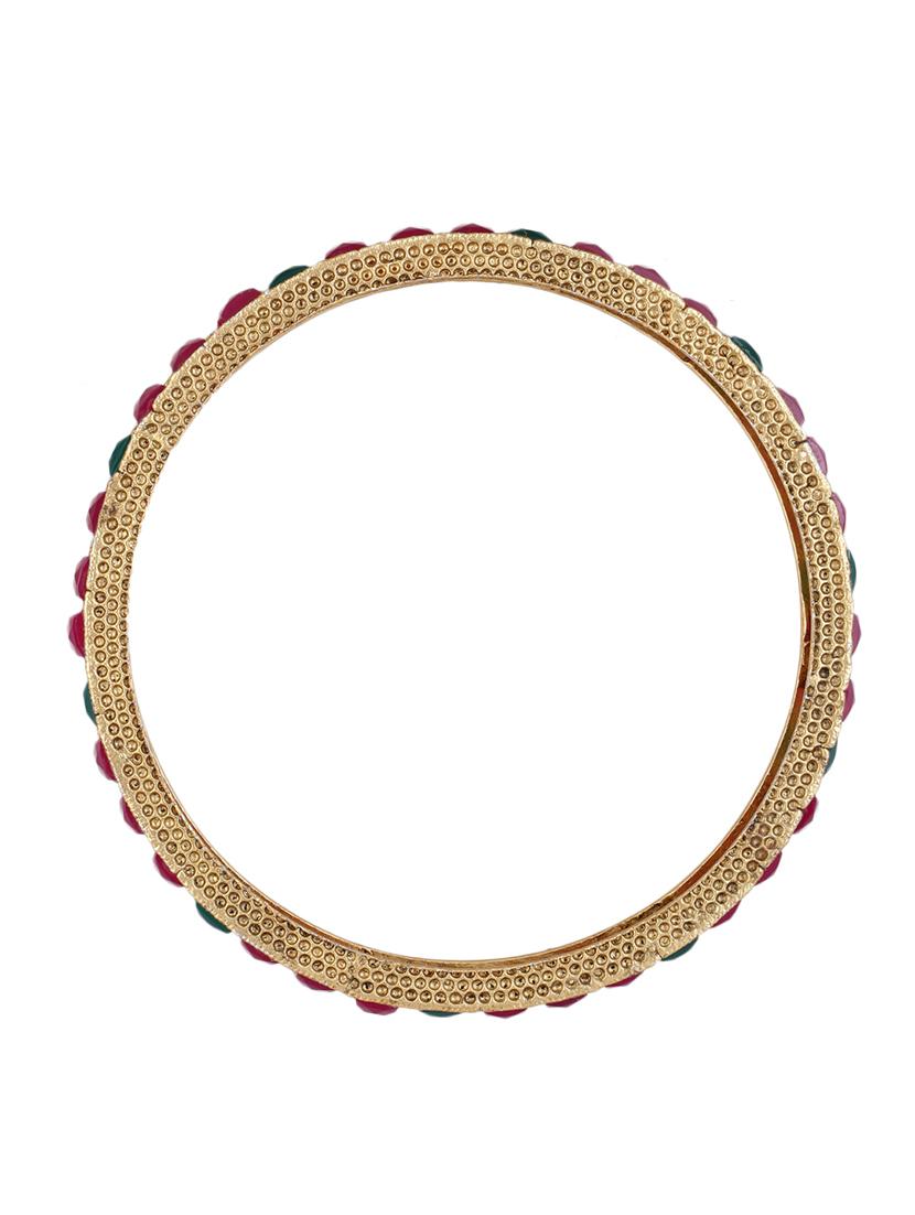 women pack of 4 gold plated bangle - 21713829 - Standard Image - 2