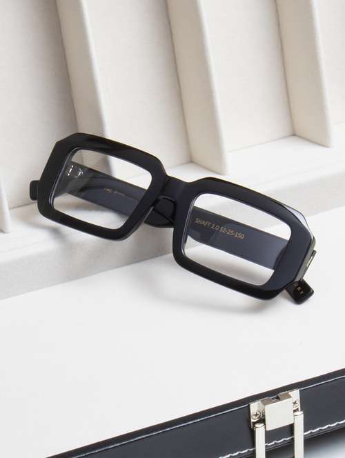 ted-smith black square premium italian frames for unisex - 21715092 - Standard Image - 0