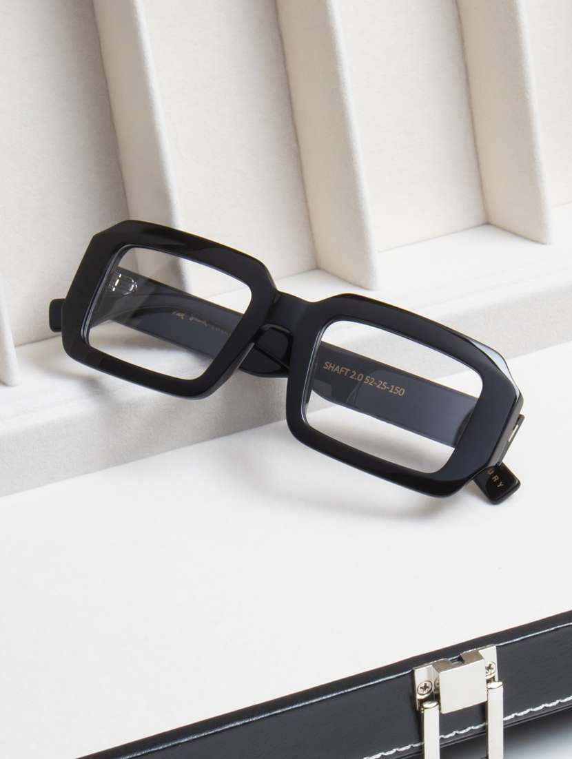 ted-smith black square premium italian frames for unisex - 21715092 - Zoom Image - 0