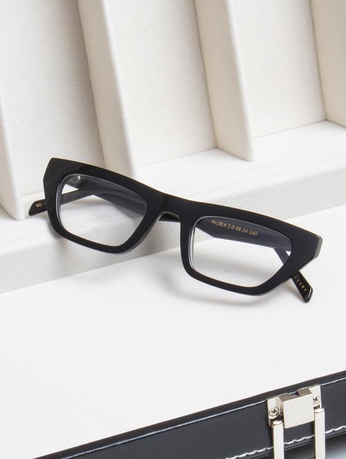 ted-smith black cat eye premium italian frames for women - 21715094 - Standard Image - 0