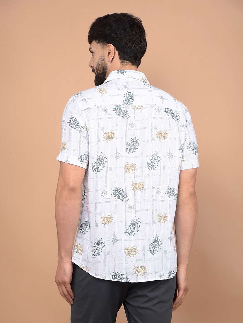 men short sleeves printed casual shirt - 21716248 -  Standard Image - 2