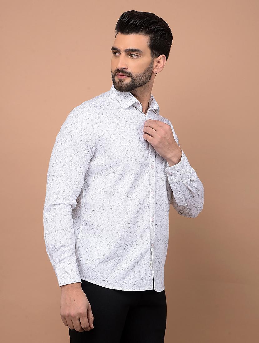 men long sleeves printed casual shirt - 21716309 - Standard Image - 2