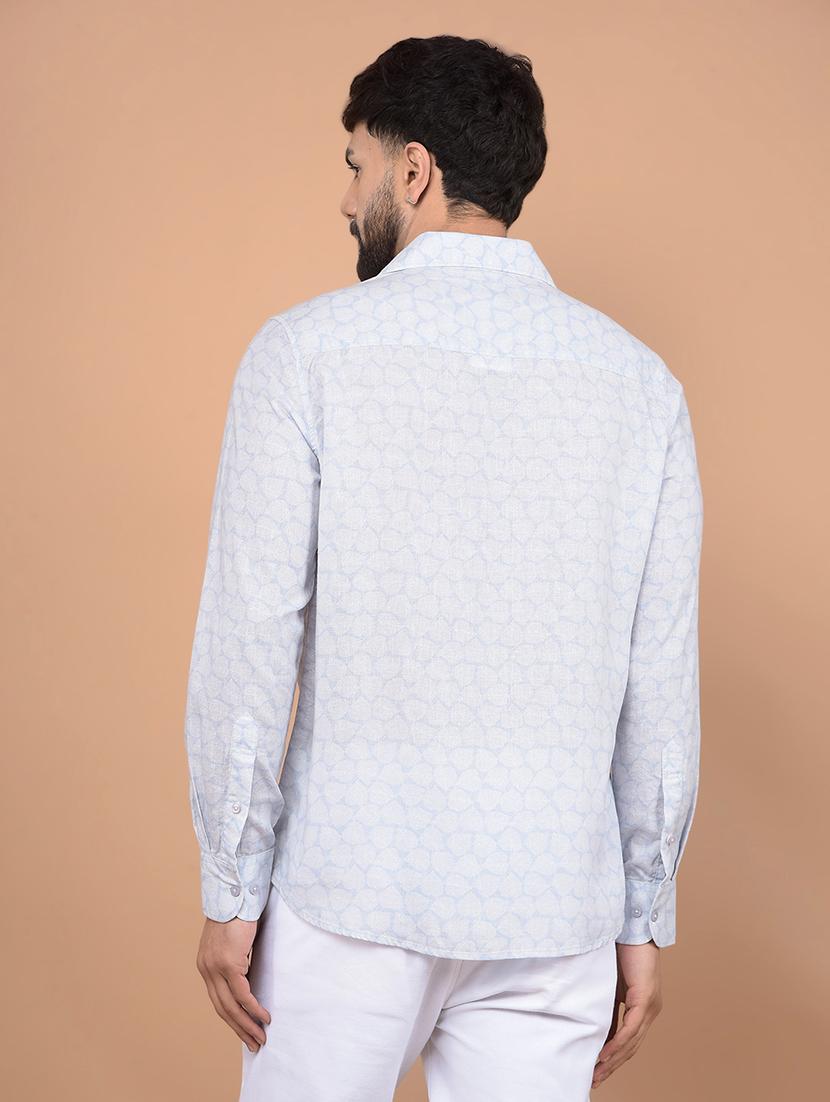 men long sleeves printed casual shirt - 21716314 - Standard Image - 2