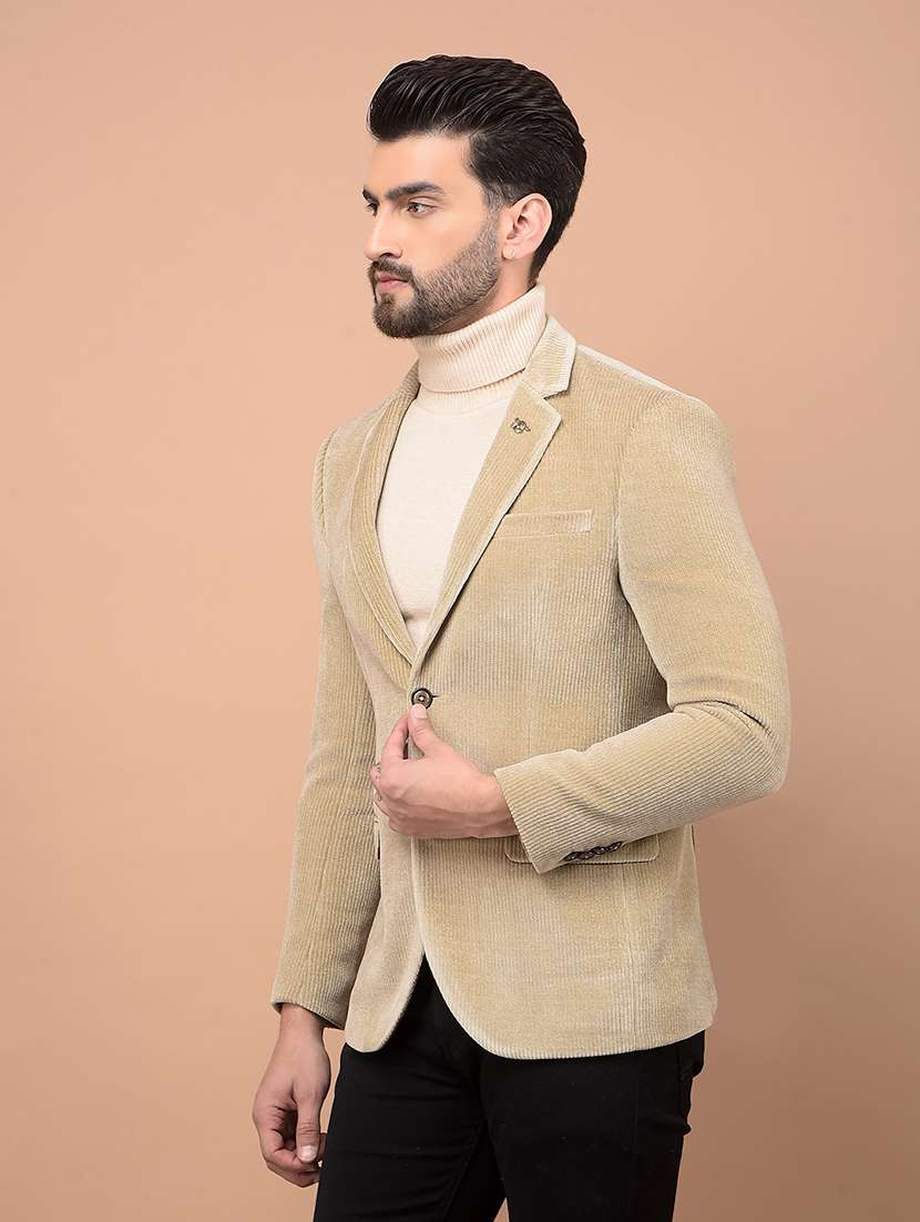 Men Single Breasted Formal Blazer - 21716497 -  Standard Image - 2