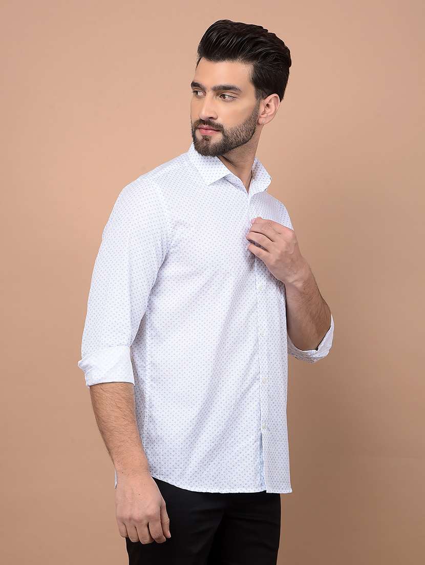 men long sleeves printed casual shirt - 21716533 -  Standard Image - 2