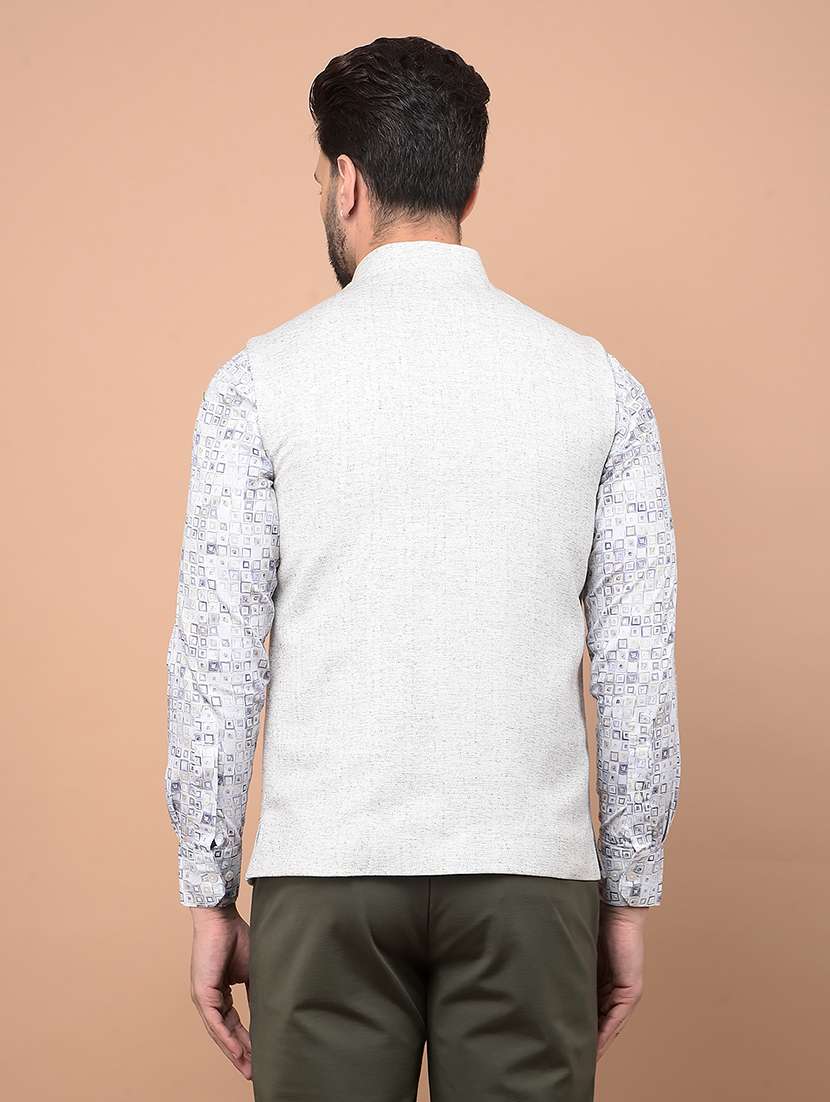 men self design self design waist coat - 21716555 -  Standard Image - 2