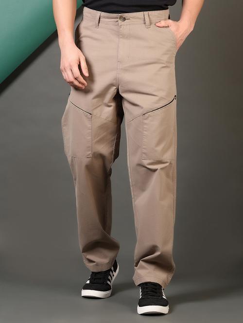 men solid mid rise casual chinos - 21716705 -  Standard Image - 0