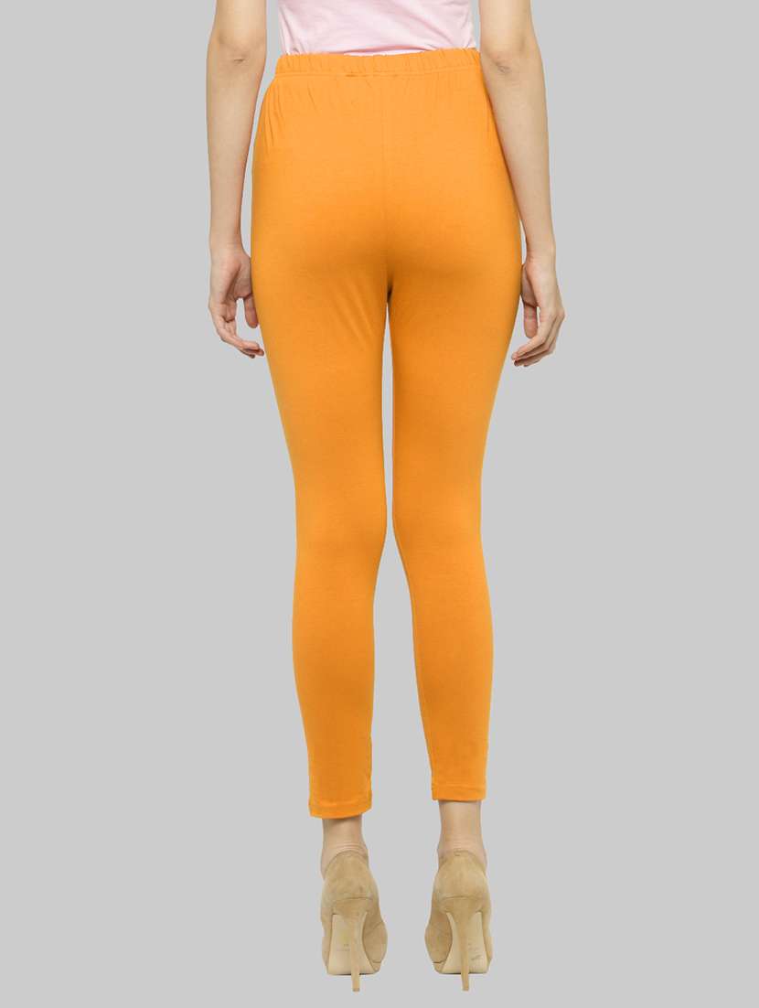 women solid ankle lenght legging - 21717297 -  Standard Image - 2