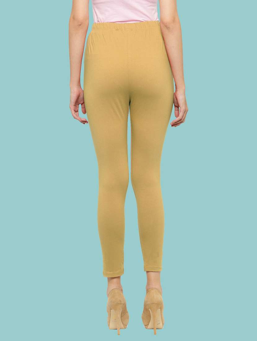 women solid ankle lenght legging - 21717302 -  Standard Image - 2