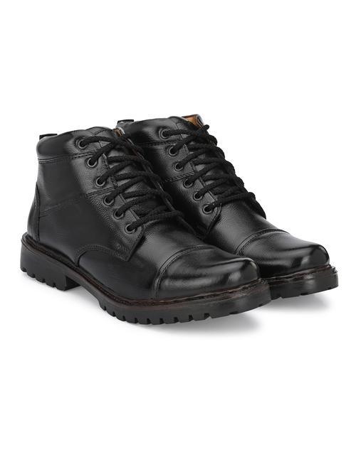 men black lace up boots - 21717361 -  Standard Image - 0