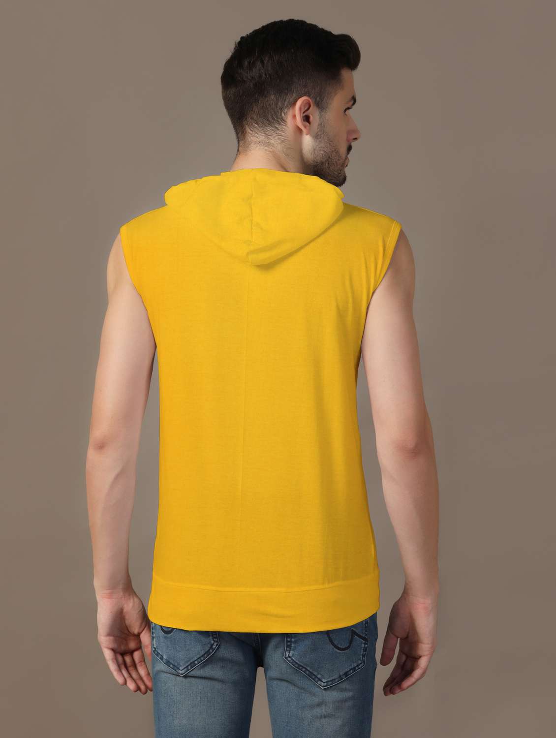 men sleeveless plain t-shirt - 21717484 -  Standard Image - 2