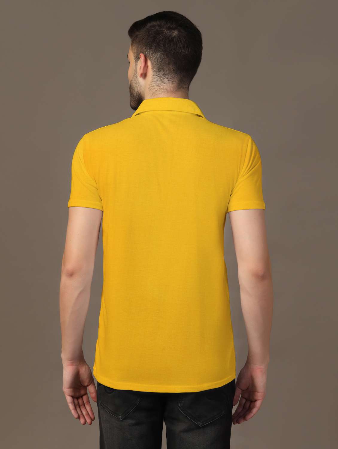 men short sleeves plain polo t-shirt - 21717524 -  Standard Image - 2
