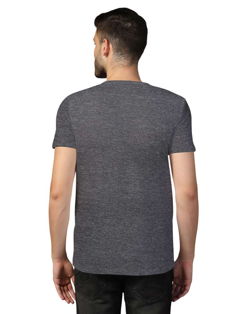 men short sleeves plain t-shirt - 21717656 - Standard Image - 2