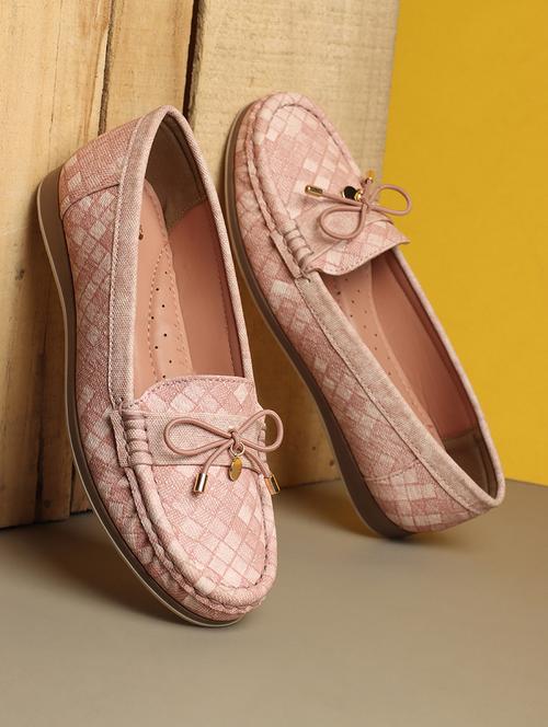 women pink slip on loafers - 21717697 -  Standard Image - 0