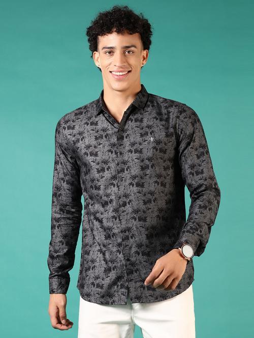 men printed long sleeve casual shirt - 21717878 -  Standard Image - 0