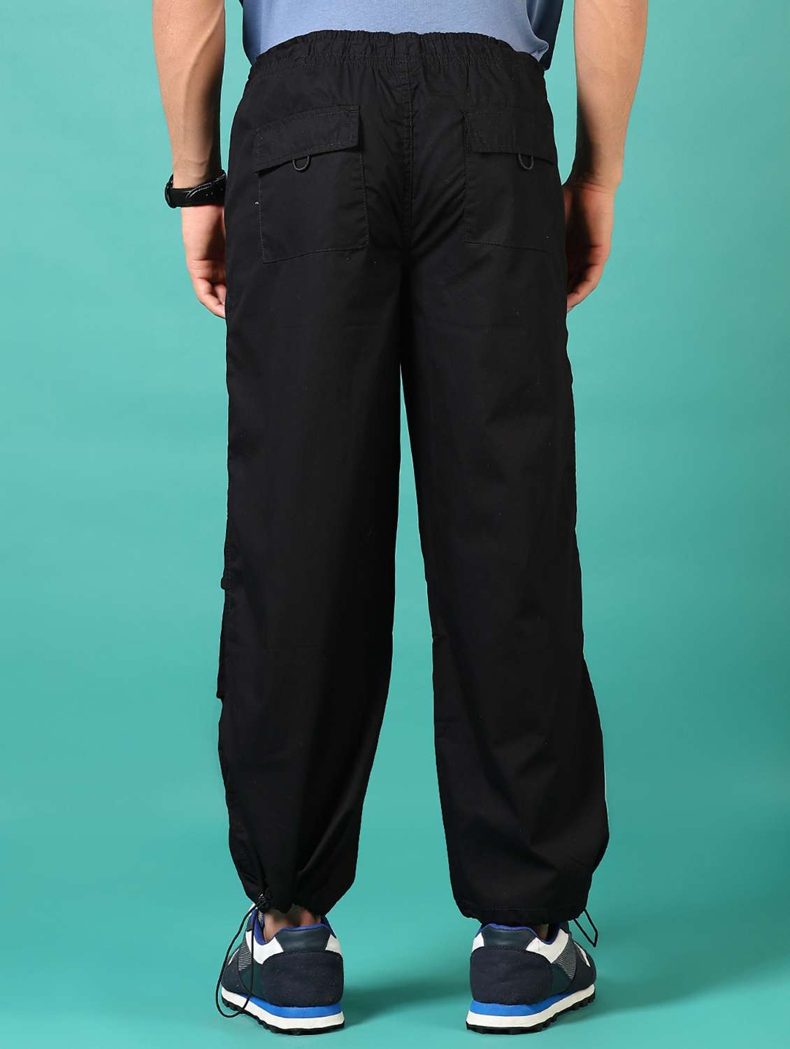 men solid mid rise jogger - 21717980 -  Standard Image - 2