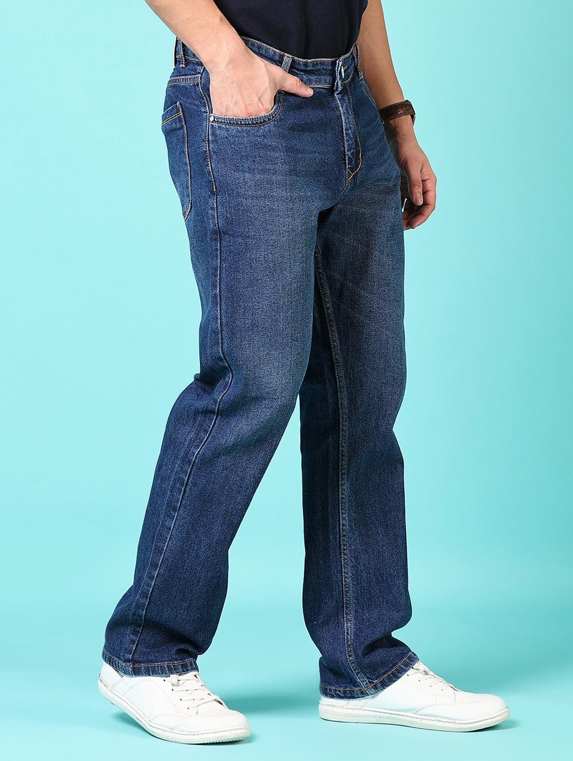 men washed mid rise jeans - 21717997 - Standard Image - 2