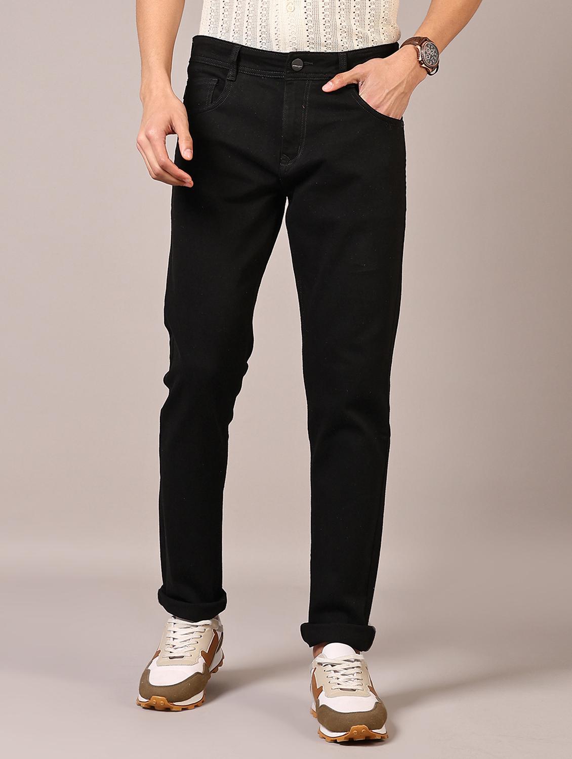 men solid mid rise denim jeans - 21718010 -  Zoom Image - 0