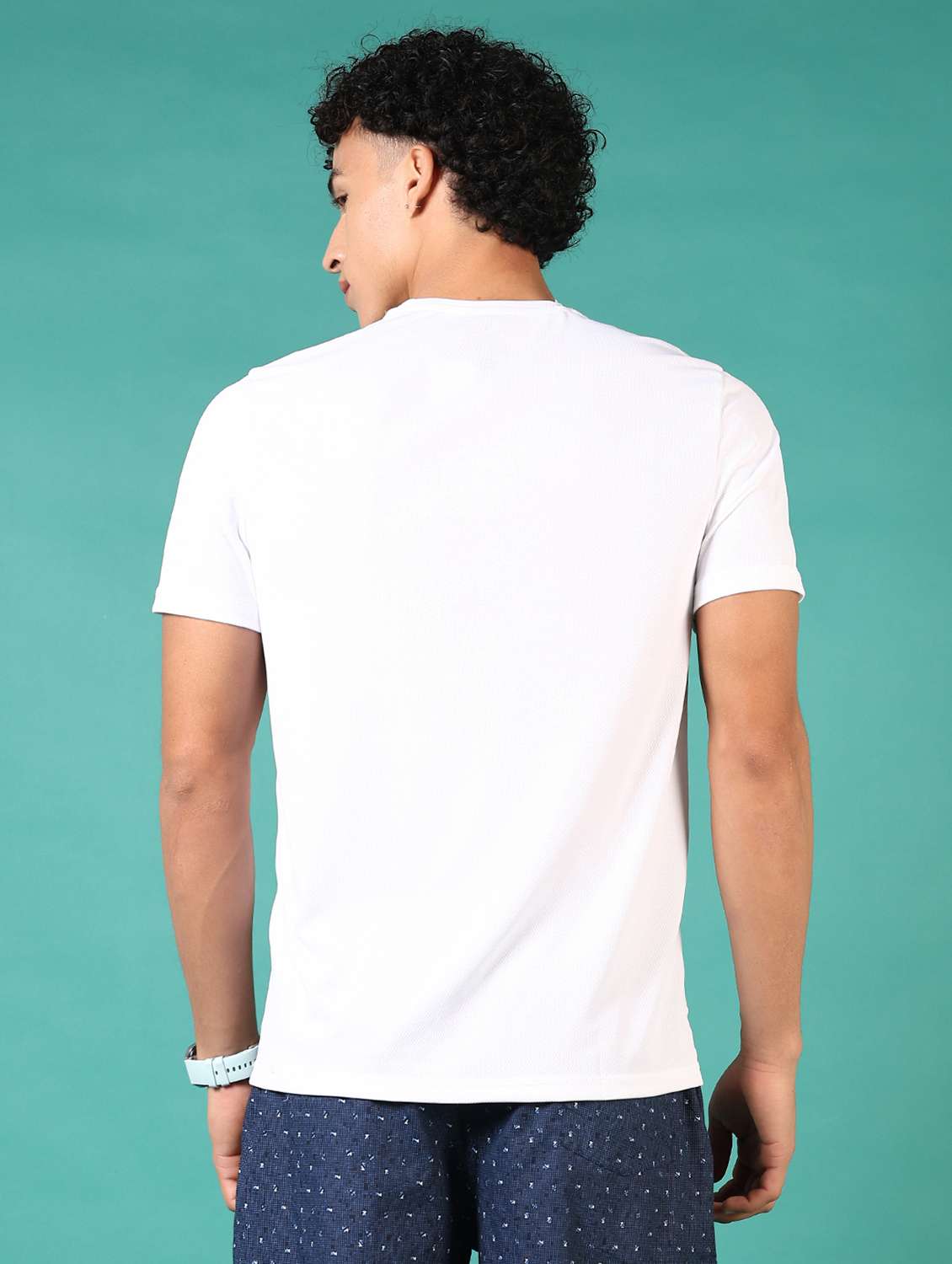 men solid short sleeve t-shirt - 21718111 -  Standard Image - 2