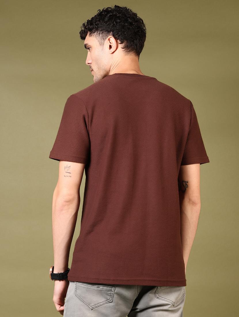 men solid short sleeve t-shirt - 21718130 - Standard Image - 2
