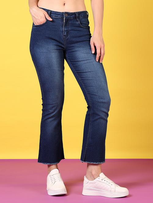 women mid rise denim jeans - 21718190 -  Standard Image - 0