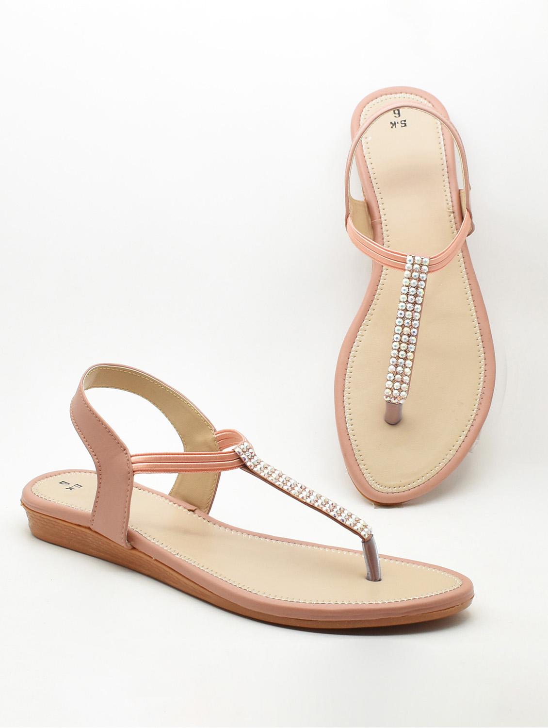 women t-strap flat sandal - 21718201 - Standard Image - 2