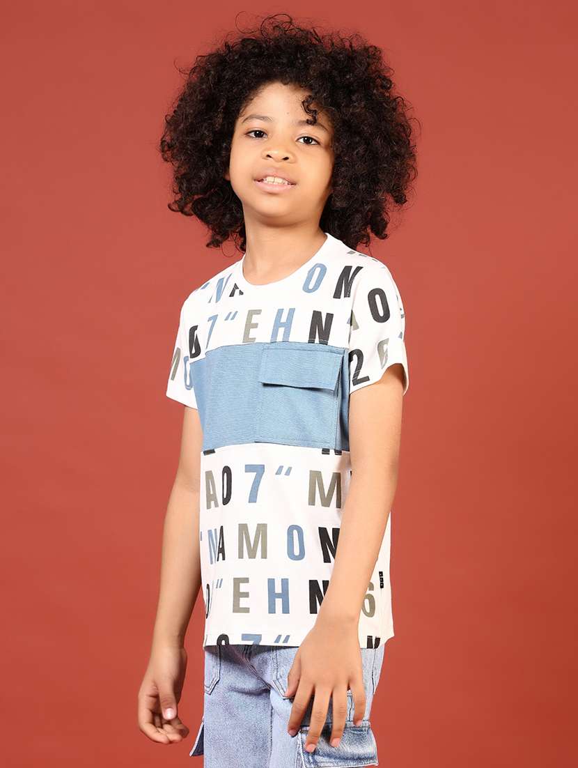 boys printed short sleeve regular fit t-shirt - 21718445 -  Standard Image - 2