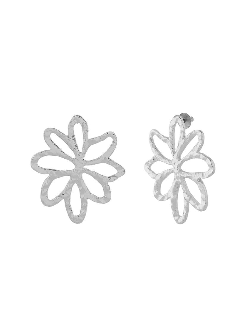 women silver metal drop earrings - 21720266 -  Standard Image - 2