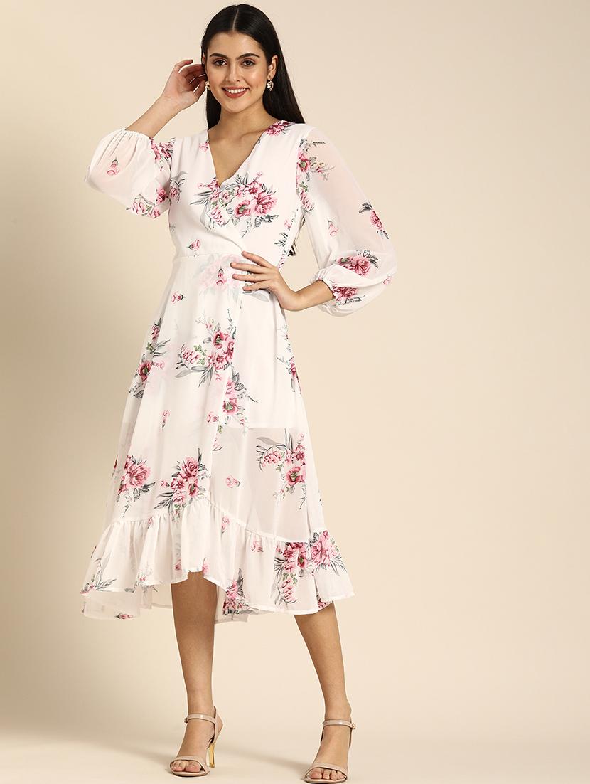 women floral print tiered dress - 21720373 - Zoom Image - 0