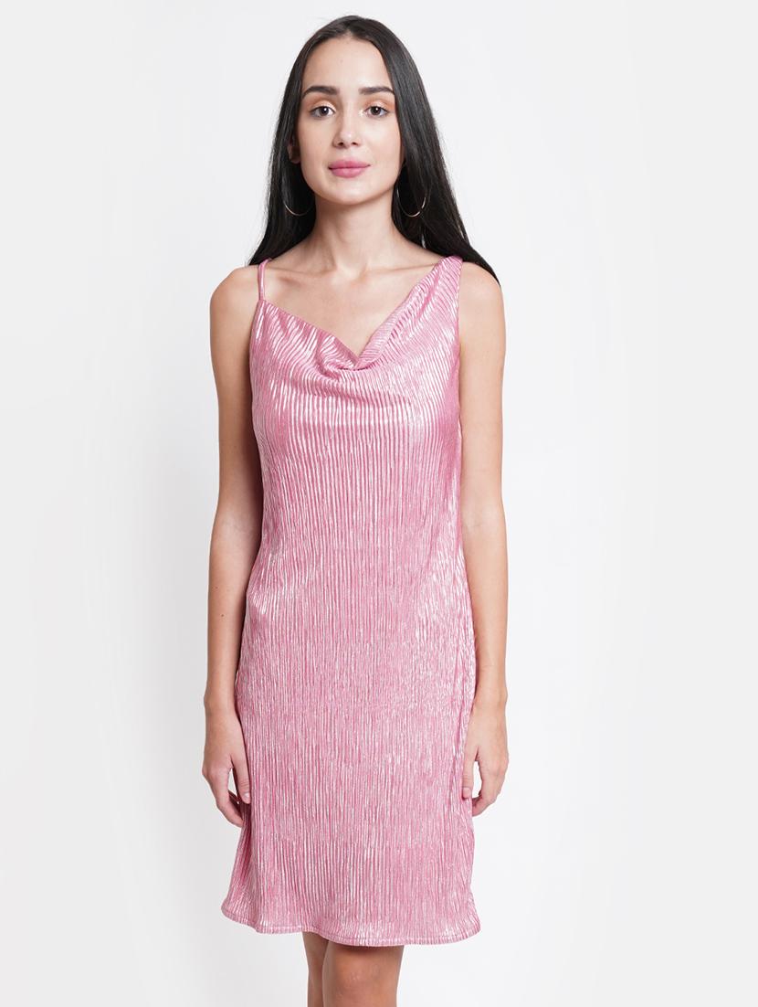 women solid sheath dress